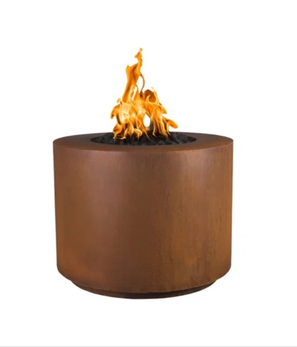 Beverly Round Concrete Smokeless Fire Pit