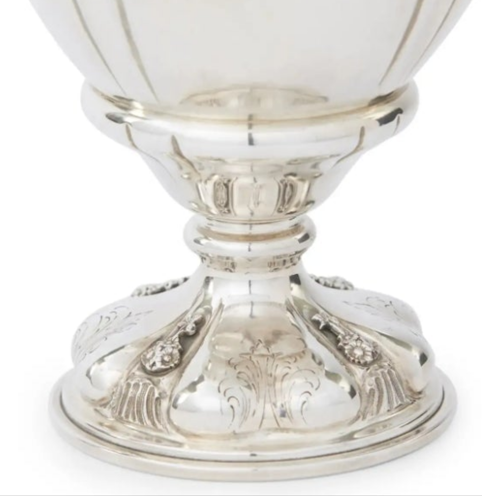 Large Sterling Silver Decorative Vase / Piece 925 silver