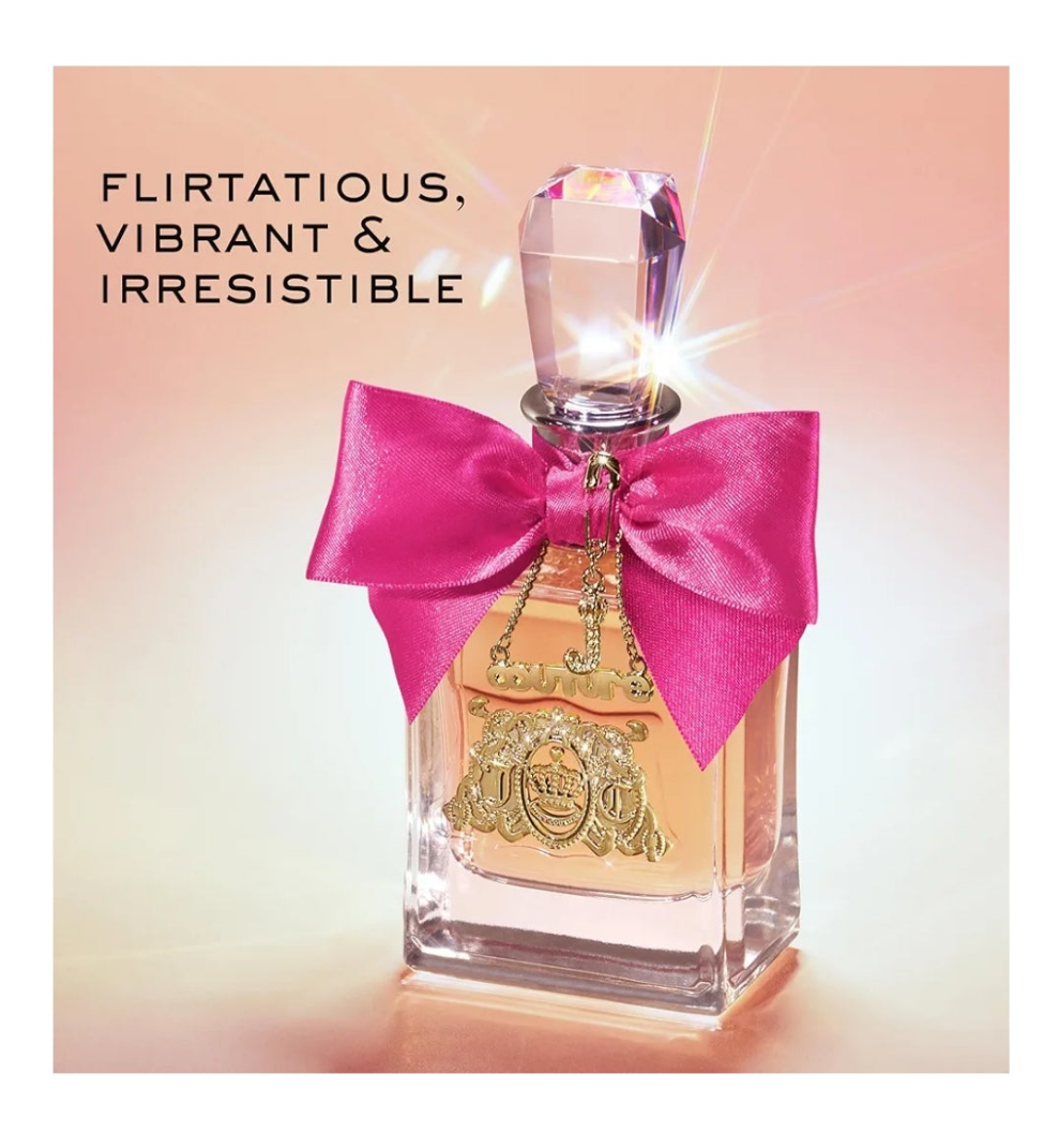 Juicy Couture Viva La Juicy Eau De Parfum, Women's Perfume with Notes of Mandarin, Gardenia & Caramel, Floral & Sweet, EDP Spray