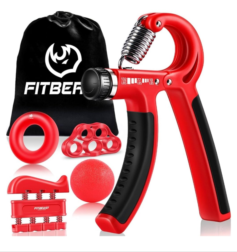 Grip Strengthener Forearm Strengthener Hand Grips Strengthener Kit - 5 Pack Adjustable Resistance