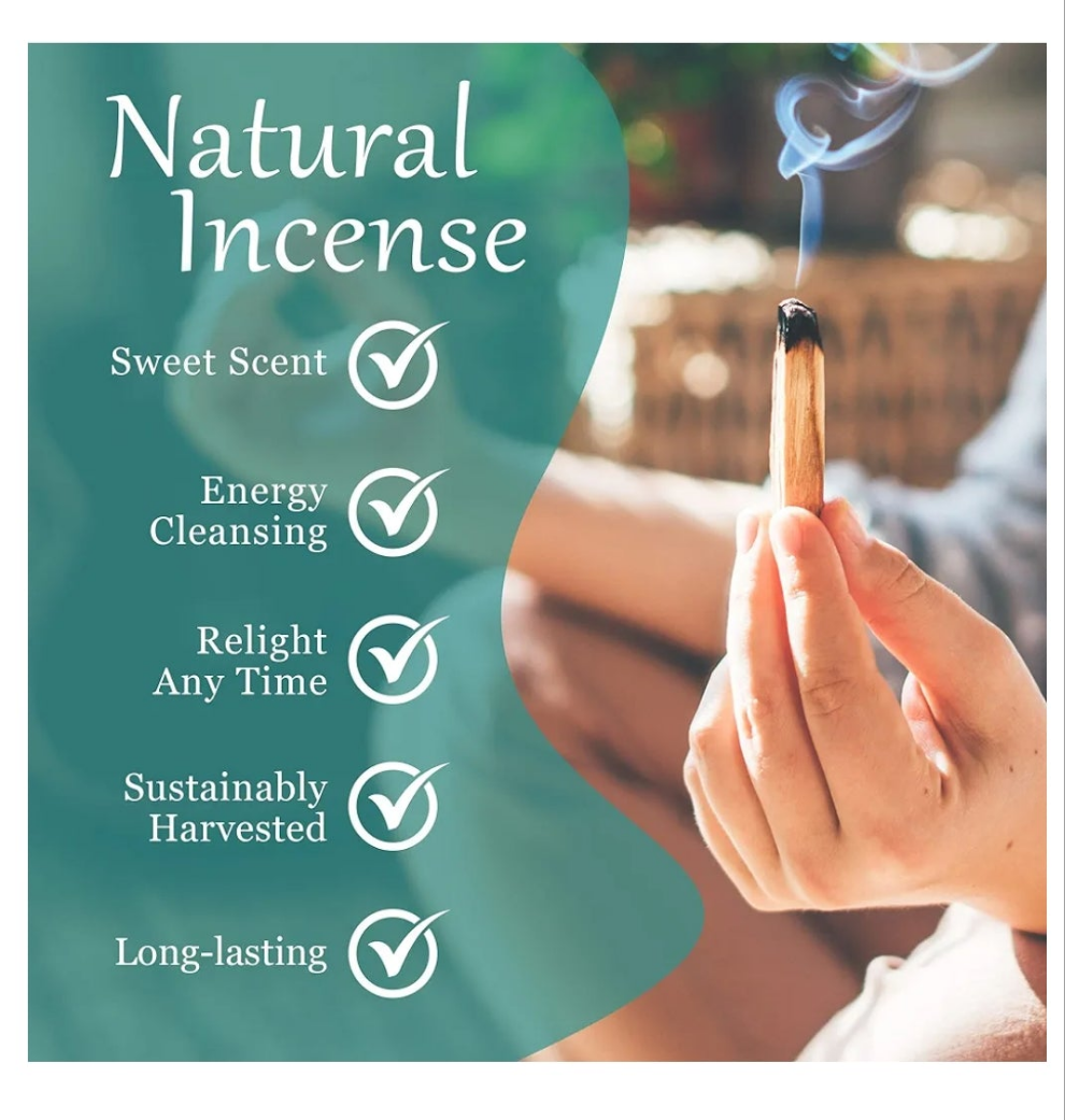 Incense Sticks for Spiritual Cleansing, Stress Relief, Meditation Accessories, Home Fragrance - Sustainably Wild Harvested - Pack of 6 - Alternative Imagination