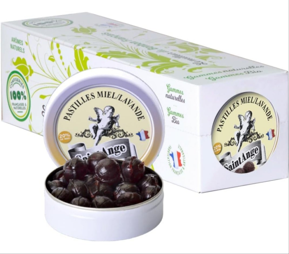 Organic Candies| Imported from France | Pastilles | Hard Candy | Case of 10