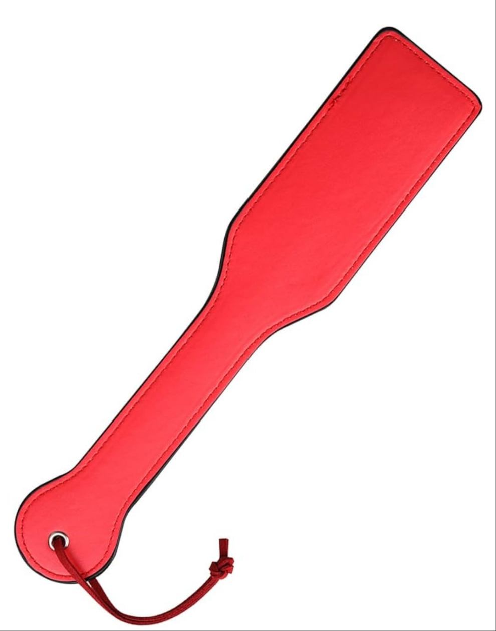 Faux Leather Slut Spanking Paddle for Sex Play, 12.8inch Total Length Paddle for Adults, Black