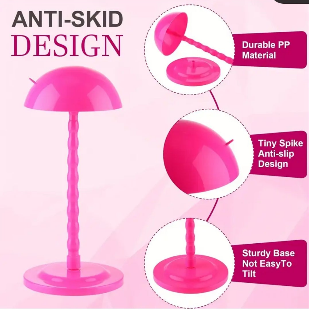 1 piece Wig or Hat Stand plastic easy assembly