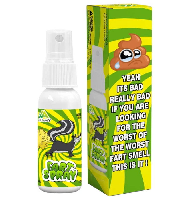 Potent Stink Spray 30ml Fart Spray Extra Strong Non Toxic Prank Stink Stuff Hilarious Gag Gifts for Adults or Kids (1P-30ml)