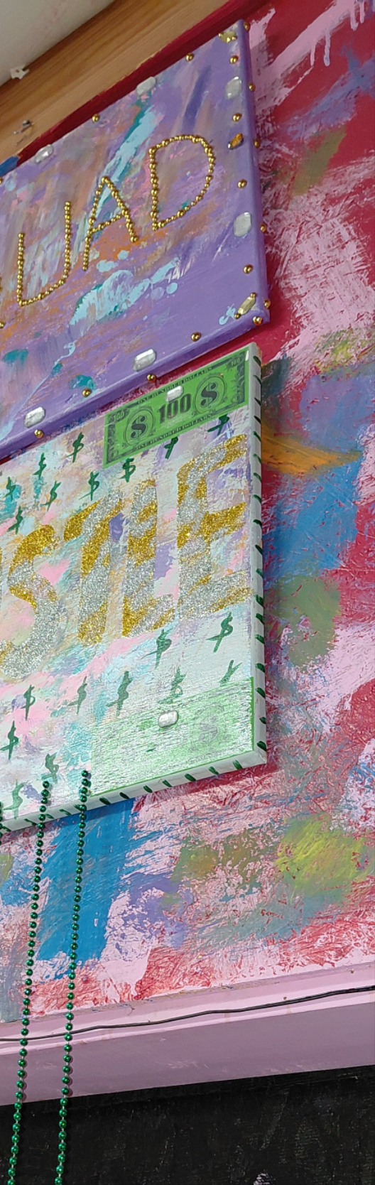COCOMONEY ART Hustle 1 OF 1 CUSTOM PIECE BY COCOMONEY painting on canvas