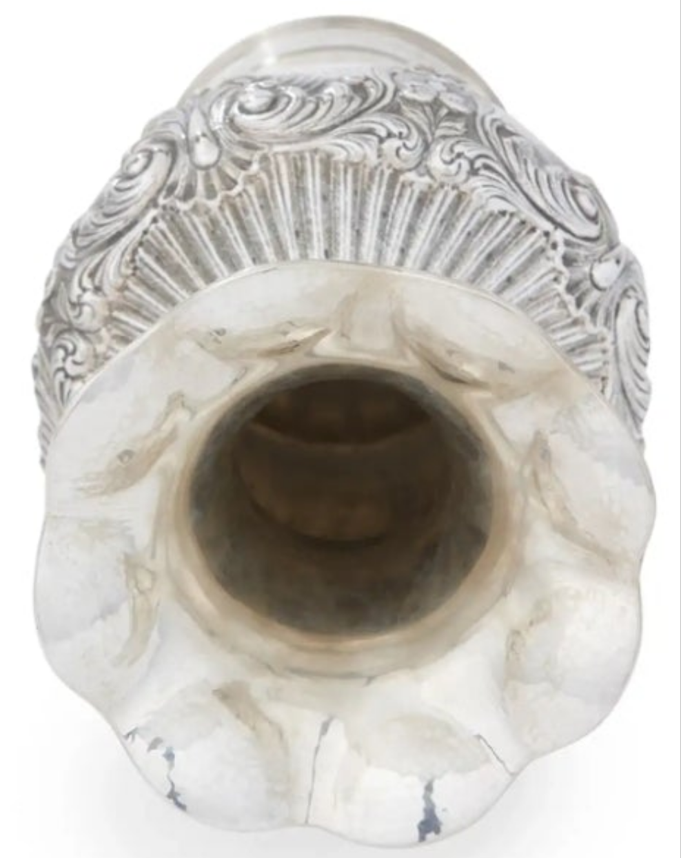 925 Very Large Sterling Silver Decorative Piece / Vase