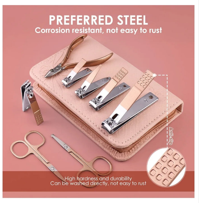 Manicure Set Pedicure Kit - 30 in 1 Nail Kit Professional Stainless Steel Nail Care Kit