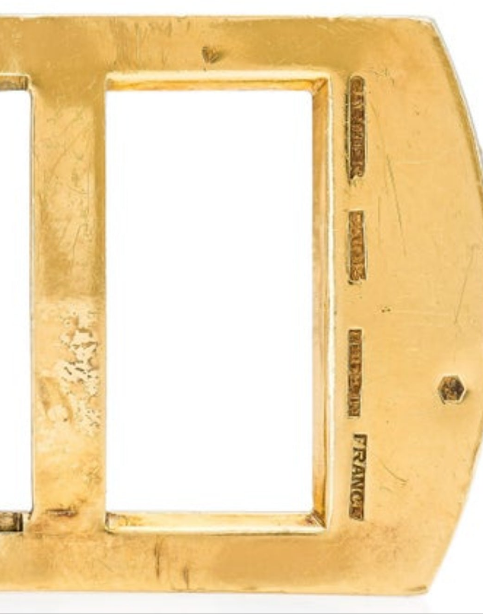 Cartier 18k Gold Antique 1930s Cartier Gold Belt Buckle