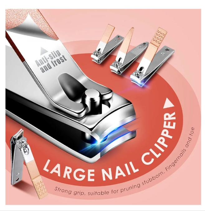 Manicure Set Pedicure Kit - 30 in 1 Nail Kit Professional Stainless Steel Nail Care Kit
