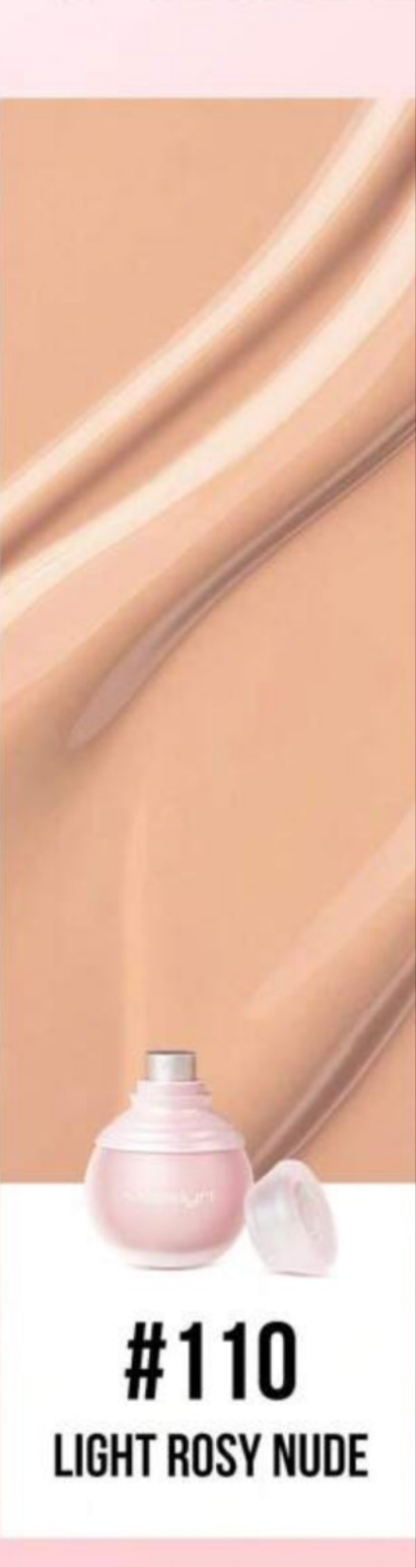 Skin Glow Foundation, Long Lasting Breathable Matte Foundation-Fair Matte Sweatproof Foundation Oil Control Full Coverage Poreless Concealer Waterproof Flawless Non-Fading Weightless Liquid Foundation, Y2K Makeup Party Beach Travel Holiday Camping Outdoor
