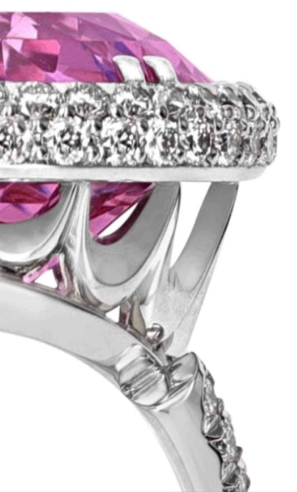 Pink Topaz Ring, 23.44 Carats