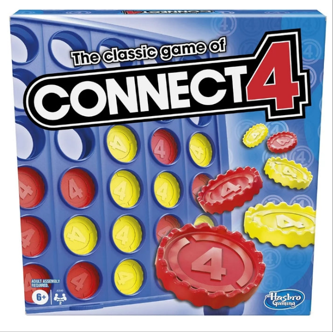 Hasbro Gaming Connect 4 Classic Grid,4 in a Row Game,Strategy Board Games for Kids,2 Player .for Family and Kids,Ages 6 and Up