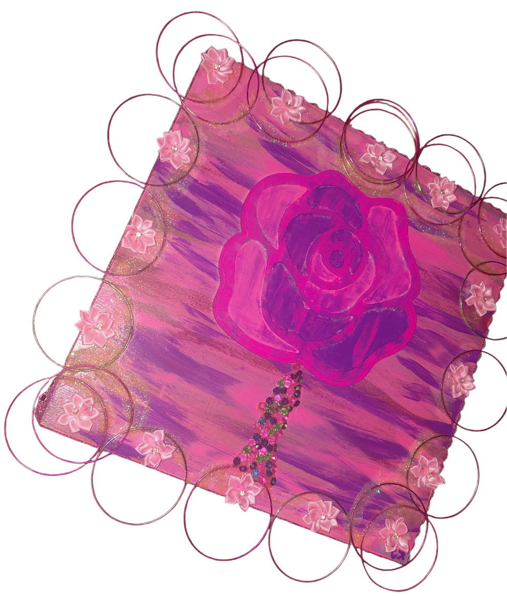 COCOMONEY ART FLOWER POWER 12×12 Custom 1 of 1 painting