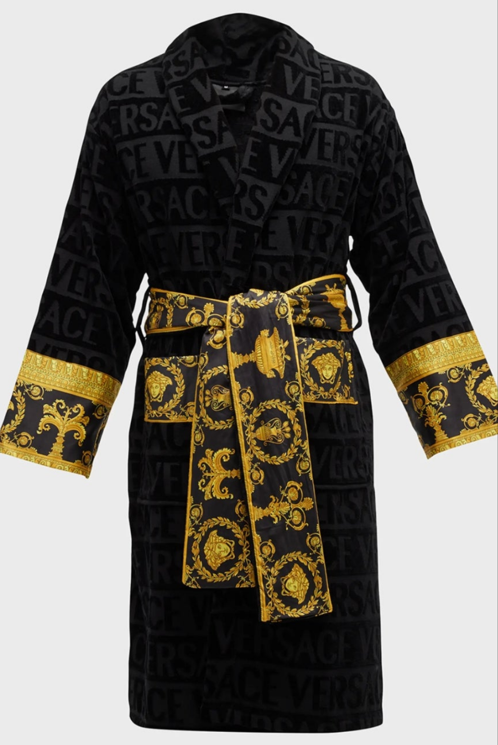 Versace Unisex Barocco Sleeve Robe