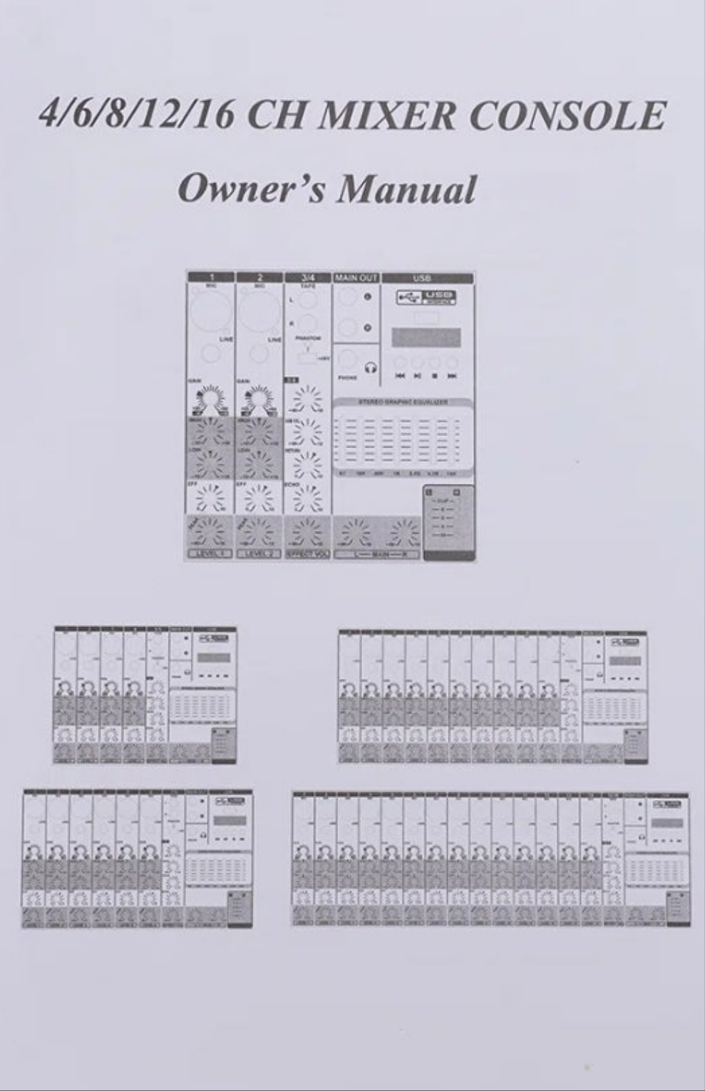 6 Channel Bluetooth Versatile Audio Mixer