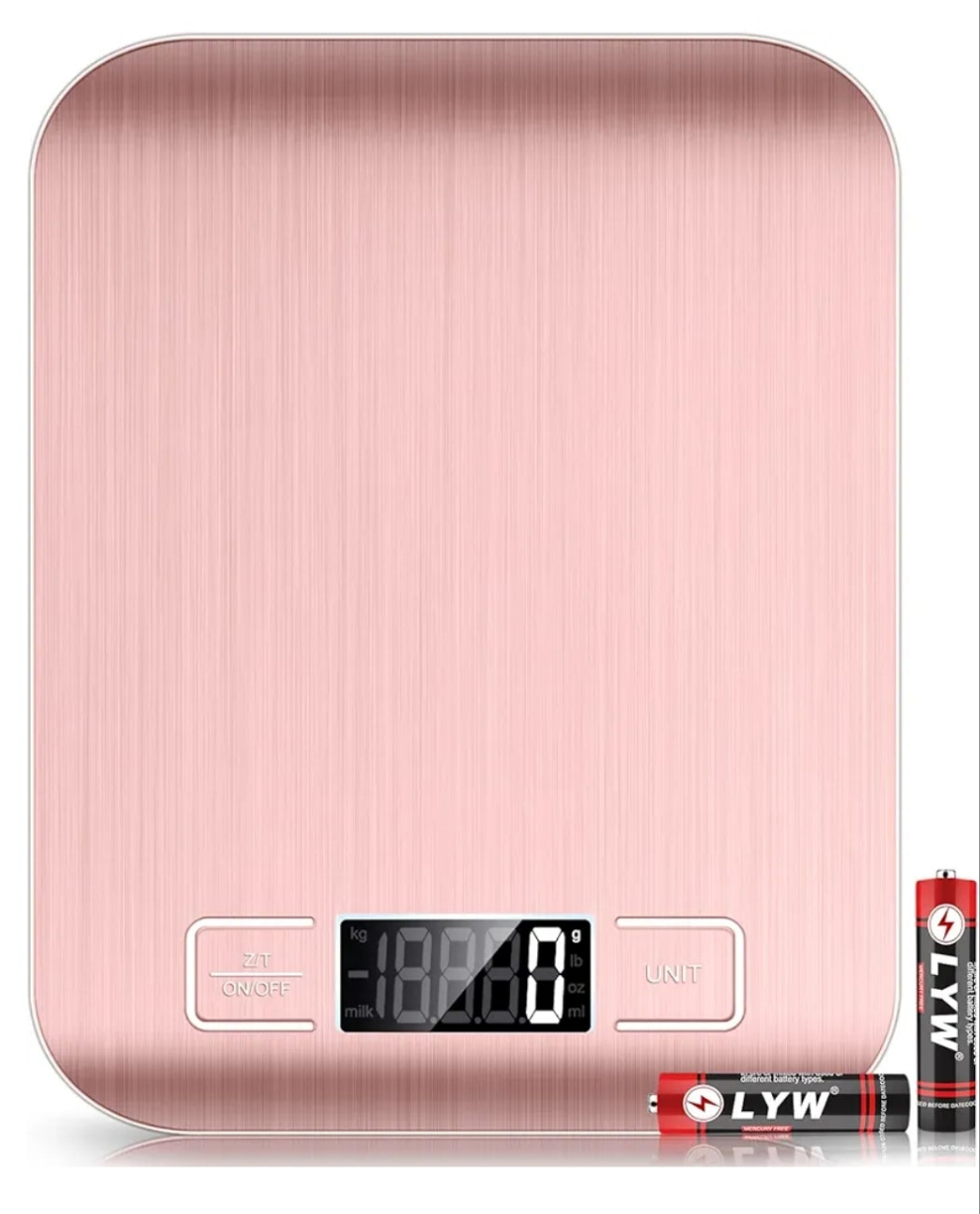 Food Scale, 22lb Digital Kitchen Scale Weight Grams and Oz for Baking and Cooking, 1g/0.1oz Precise Graduation, Easy Clean Stainless Steel