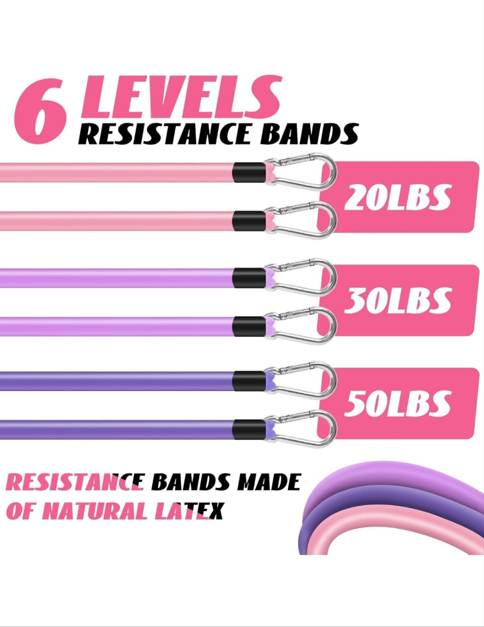 Pilates Bar Kit with Resistance Bands for Working Out, Pilates Equipment with Ab Roller for All Fitness Levels, Portable Home Gym Full Body Workout Equipment for Women&Men