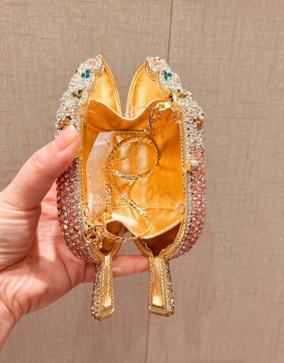 COCOMONEY Miss Icy Clutch Evening Bag