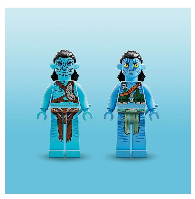 The Way of Water Skimwing Adventure 75576 Collectible Set with Toy Animal for Boys & Girls, Pandora Coral Reef Scene, Jake Sully and Tonowari Minifigures