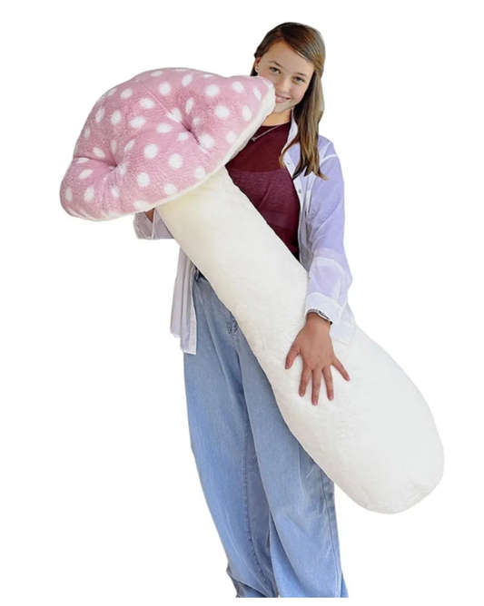 Plush Pillow - Mushroom Shaped Stuffed Long Pillow - Mushroom Stuffed Pillow - Choice Sofa Home Decoration soft plush material