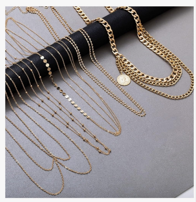 9PCS Sexy Belly Waist Chain for Women Bikini Body Chain Beach Bra Chain Jewelry Set