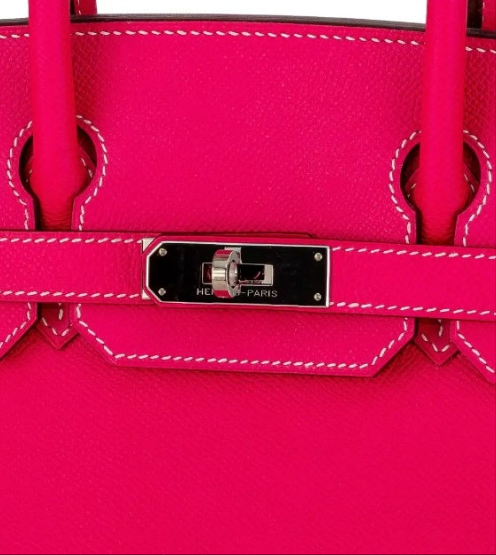 Auth. Hermès Bag - Birkin 30cm Box Calf Pink New