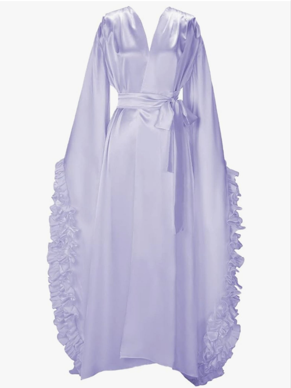 Satin Robe Long Bath Robe Sleepwear Wedding Bridesmaid Robe Photoshoot