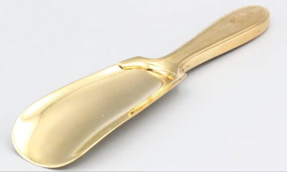 Tiffany & Co. Retro 14 Karat Gold Shoehorn
