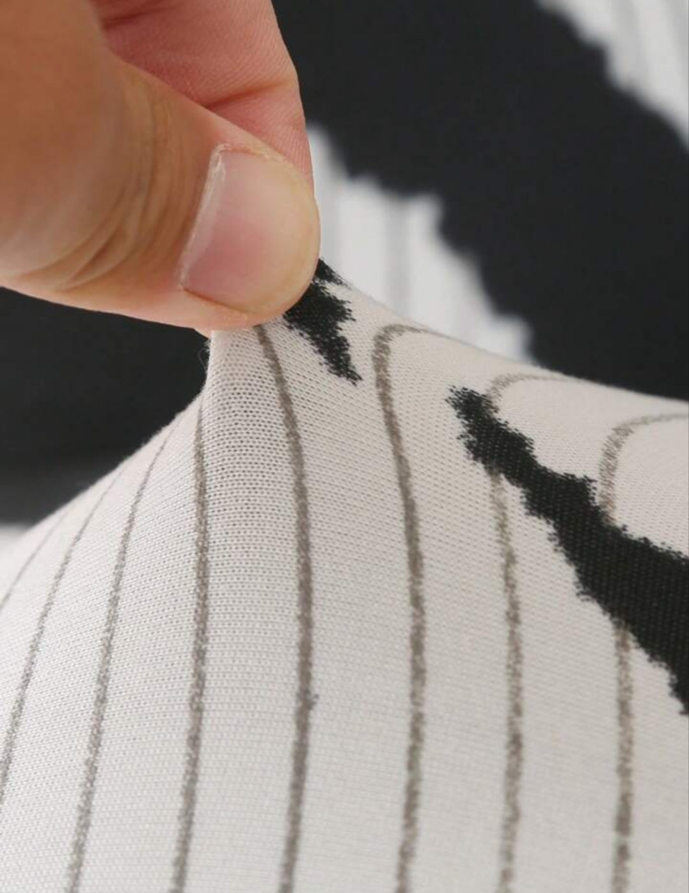 1pc Zebra Print Sofa Slipcover, Stretch & Simple Design For All Seasons, Sofa Protective Cover For Home Decor