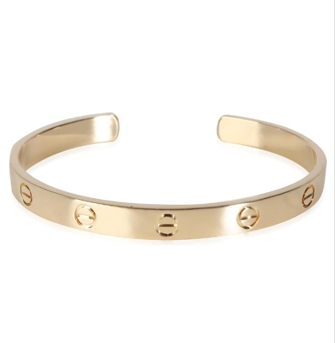 CARTIER
Pre-Loved, Love Bracelet, Yellow Gold, 18 cm