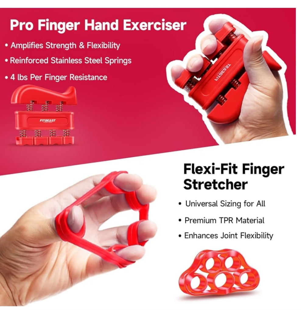 Grip Strengthener Forearm Strengthener Hand Grips Strengthener Kit - 5 Pack Adjustable Resistance