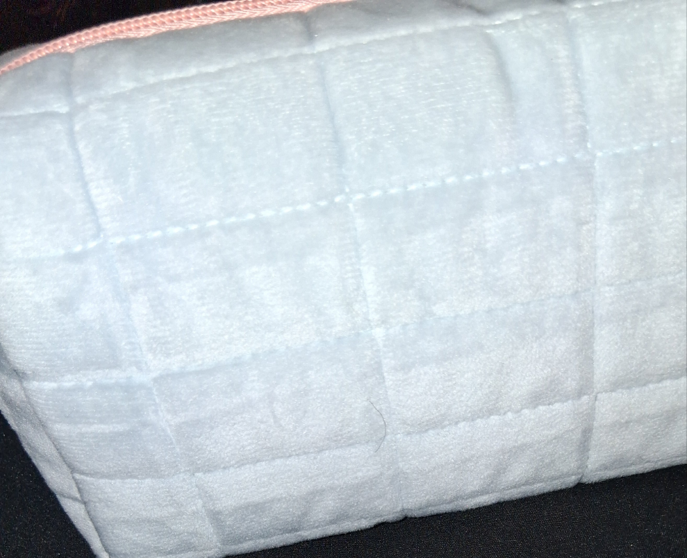 COCOMONEY COSMETIC BAG canvas blue and pink