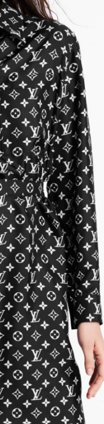 Louis Vuitton
Monogram Silk Shirt Dress
