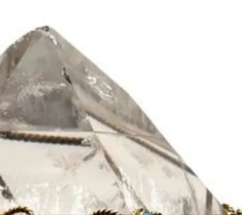 David Webb Rock Crystal and Turquoise Desk Object