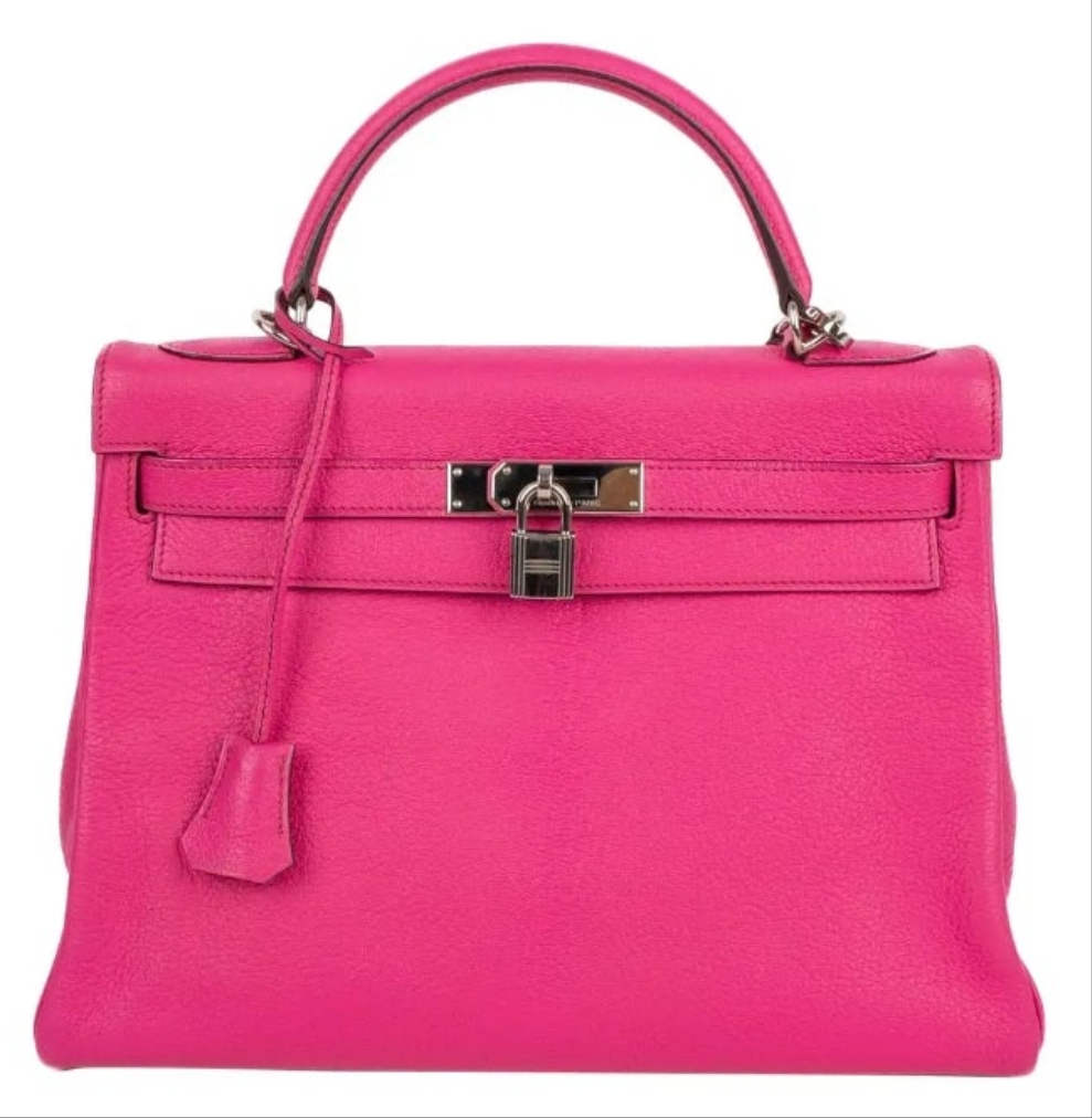 Hermès Pink Calfskin Kelly Bag, 2005