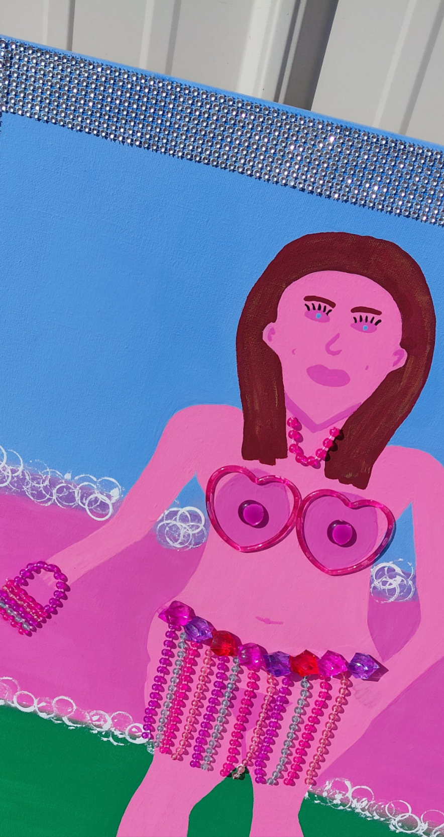 COCOMONEY ART 1 OF 1 blessed CUSTOM PIECE BY COCOMONEY painting on canvas