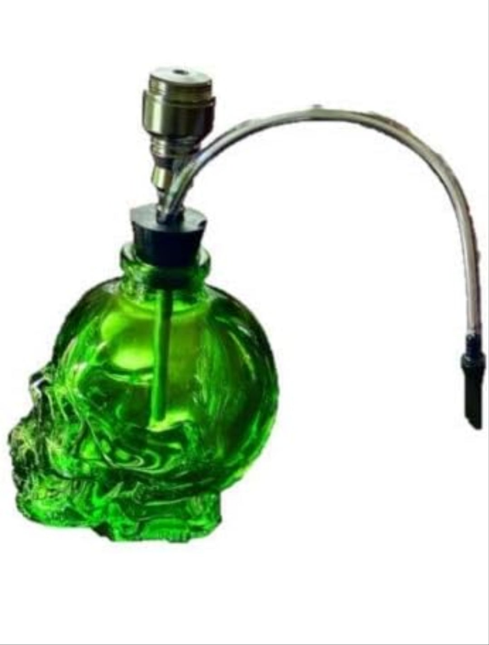 Skull glass hookah