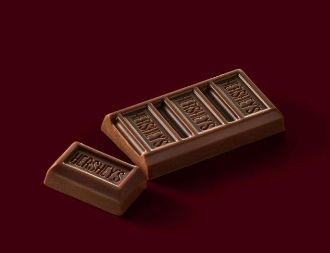 HERSHEY'S Milk Chocolate Snack Size, Candy Bars, 11.25 oz (25 Pieces)