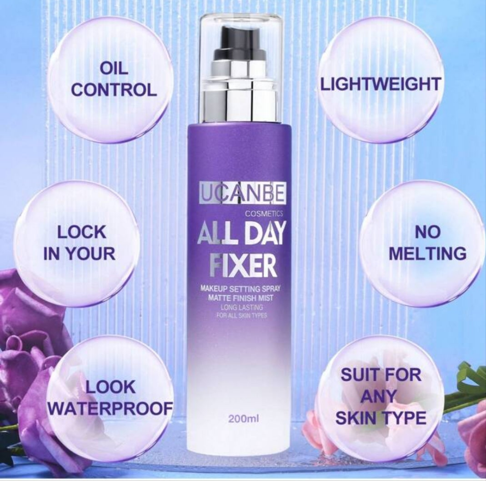 Makeup Setting Spray -Matte / Dewy Finishing Spray, Long Lasting Oil Control Make Up Spray, Lightweight Hydrate Face Mist For Face