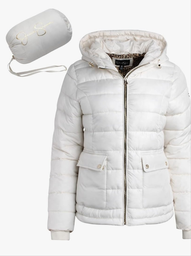 Puffer Jacket - Full Zip Up Insulated Quilted Jackets for Women - Cozy Women Winter Coats (S-XL)