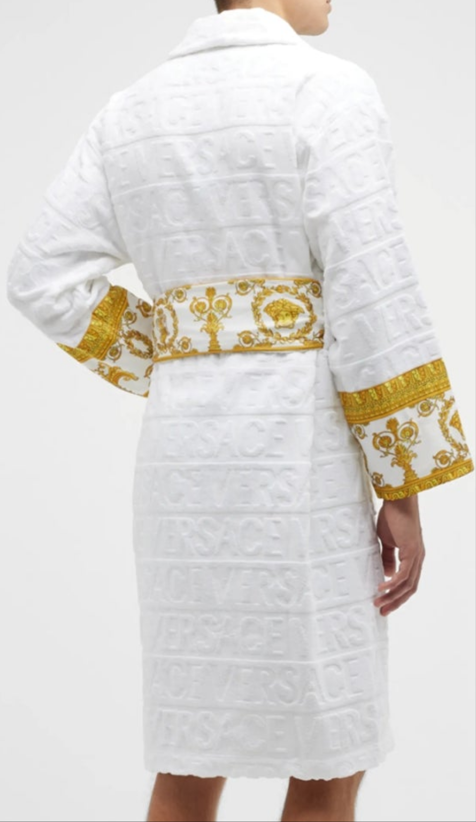 Versace Unisex Barocco Sleeve Robe