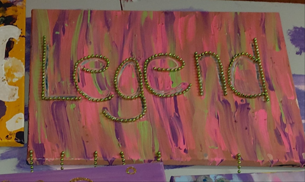 COCOMONEY ART Legend 1 OF 1 CUSTOM PIECE BY COCOMONEY painting on canvas