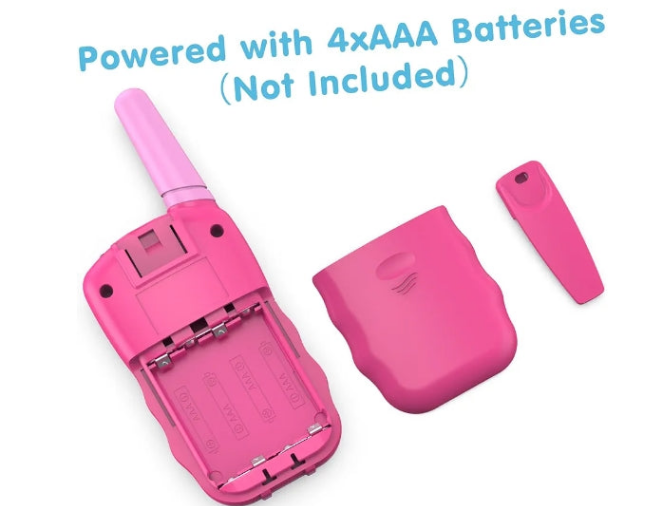 Walkie Talkies for Kids 22 Channels 2 Way Radio Toy with Backlit LCD Flashlight, 3 Miles Range for Outside, Camping, Hiking