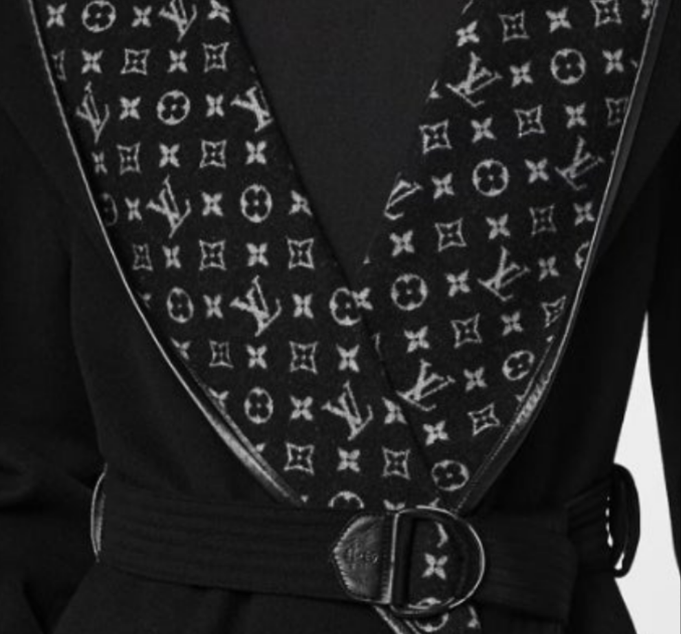 Louis Vuitton Hooded Wrap Coat