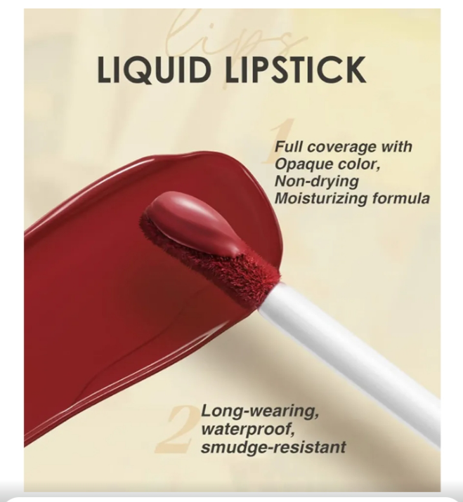 12Pcs Matte Liquid Lipstick + Lip Liner Pens Set, One Step Lips Makeup Sets Pigment Velvety Nude Lip Stain Waterproof Long Wear Lip Gloss Make up