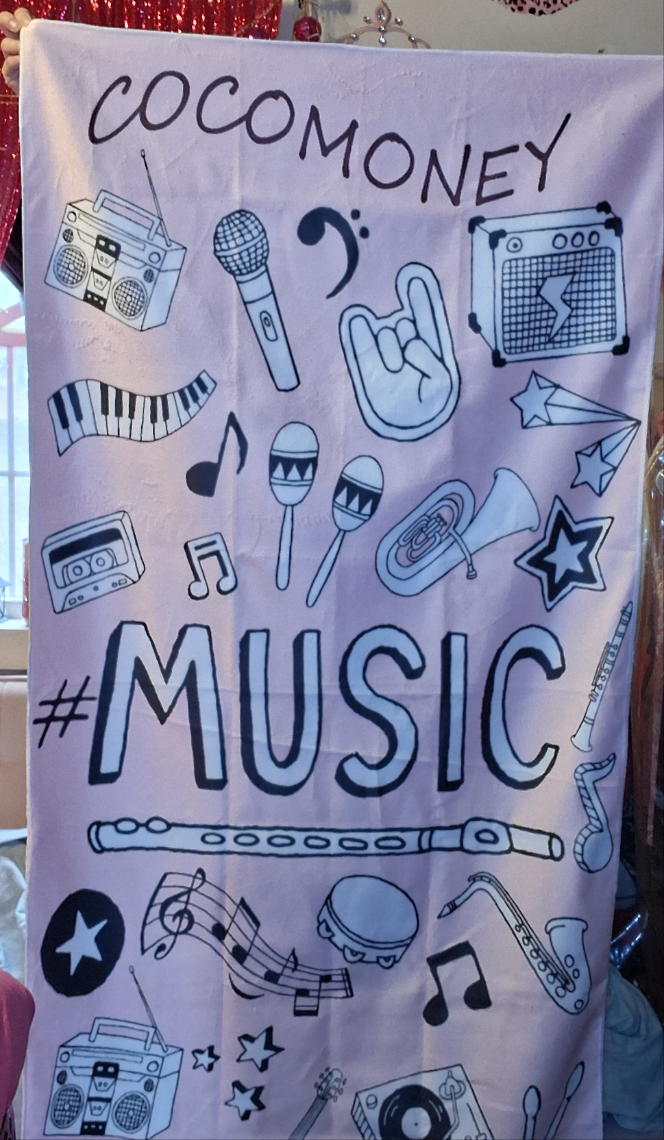 COCOMONEY MUSIC TOWEL