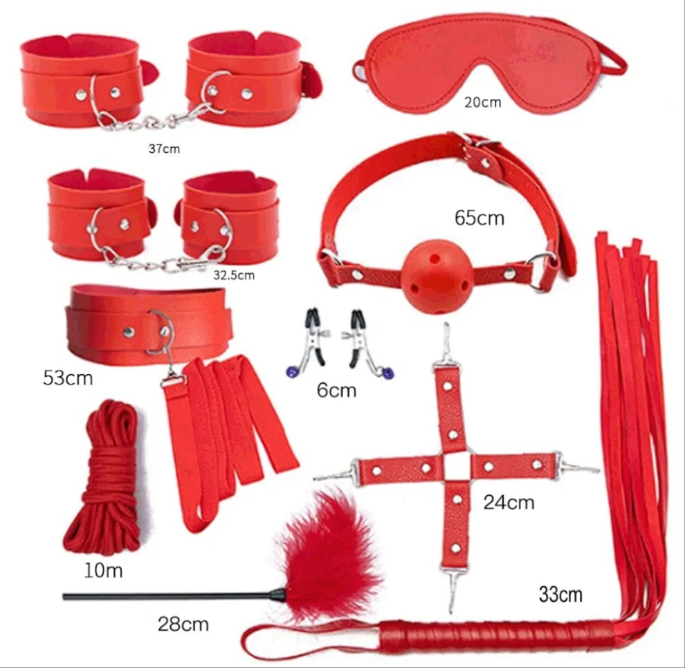 32Pcs SM Bondage Restraint Vibrator Silicone Anal Plug Dildo Sex Toys for Butt plug2 Color