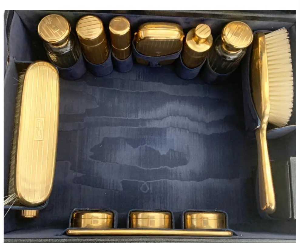 Cartier Antique Vanity Set in 14 Karat Gold