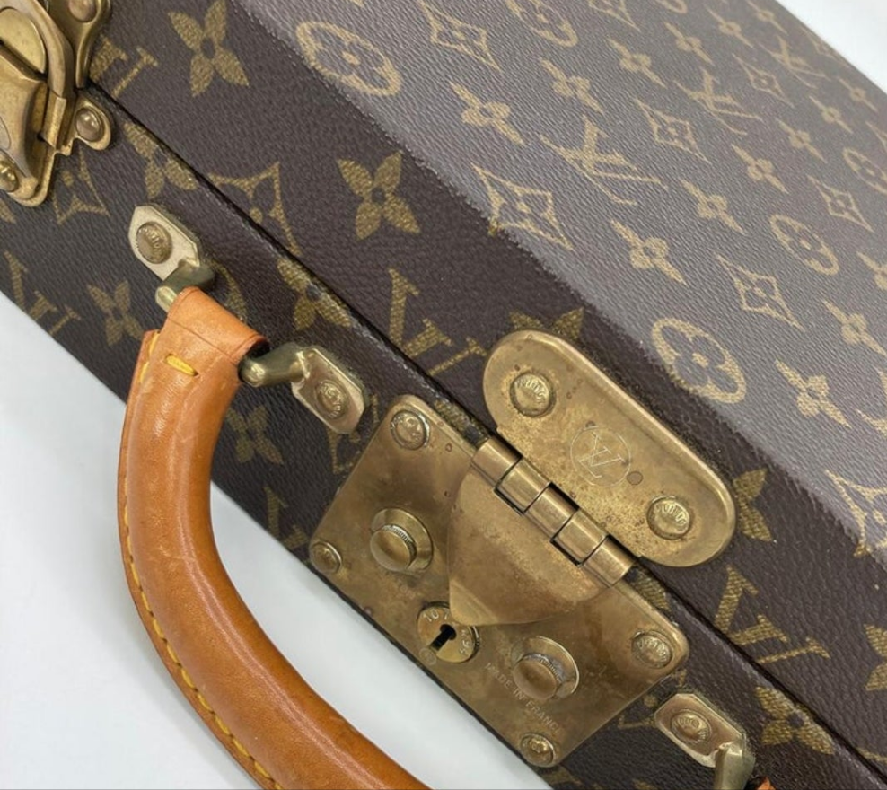 Vintage Louis Vuitton Monogram Jewelry Case c1970s